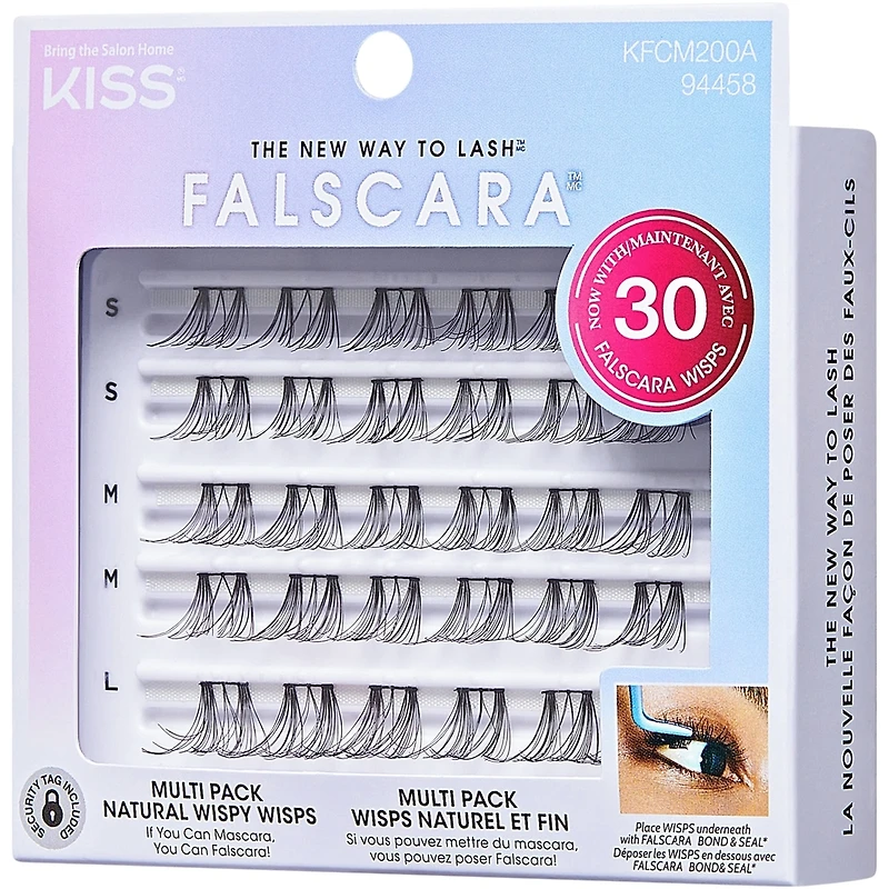 Extensions ciliaires à domicile Collection FALSCARA, multiemballage, Mèches d'aspect naturel, 30 u.