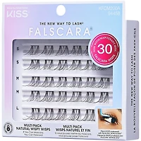 Extensions ciliaires à domicile Collection FALSCARA, multiemballage, Mèches d'aspect naturel, 30 u.