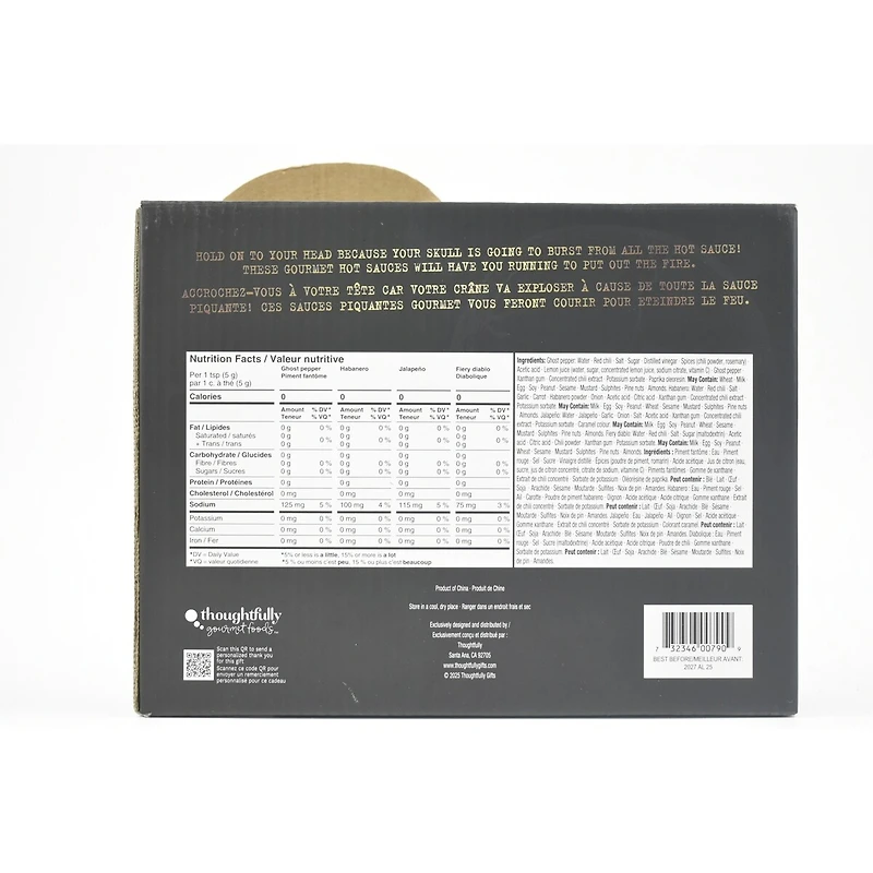 Sauce piquante Smokehead, 4 paquets