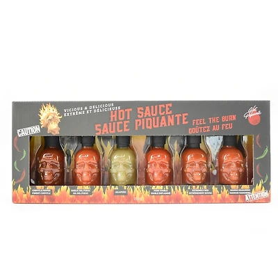 Sauce piquante Mini Skull, 6 paquets