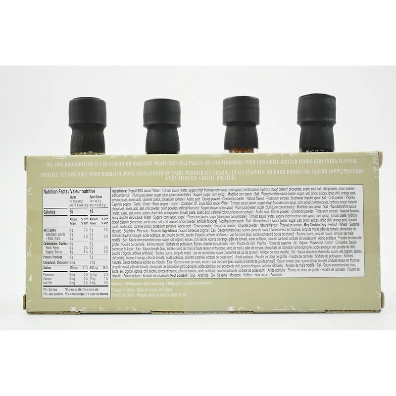 Ensemble de barbecue à griller, 4 pièces