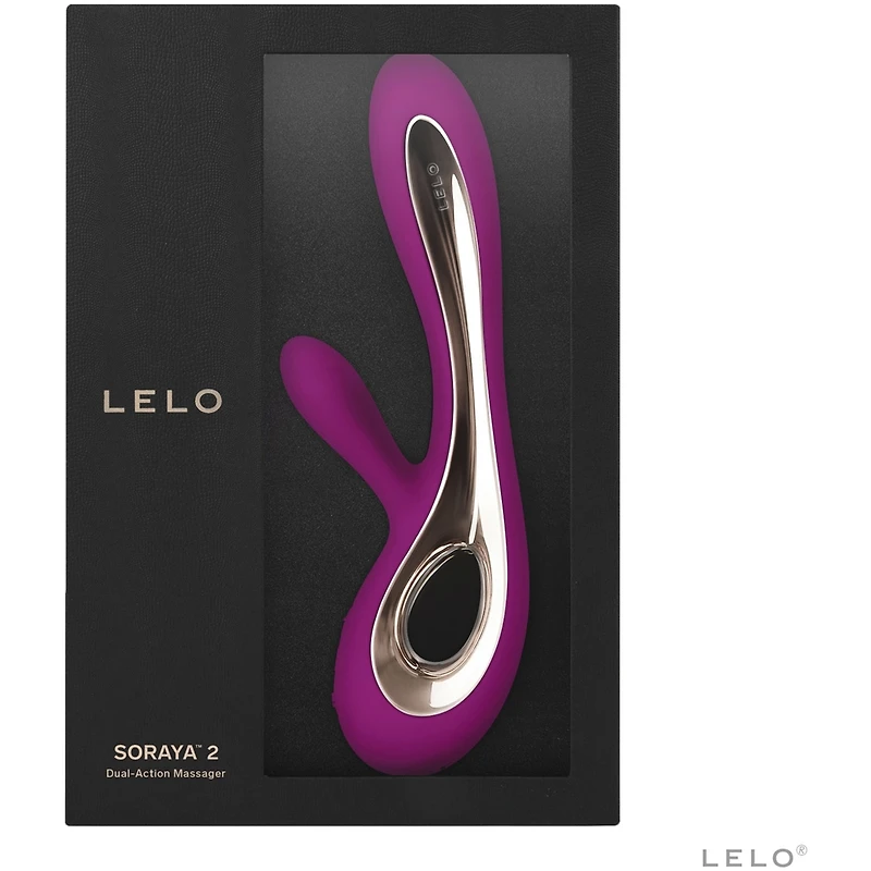 LELO SORAYA 2 Deep Rose, vibromasseur point G et clitoris, rechargeable par
USB, entièrement étanche avec 8 réglages variables, puissant et silencieux