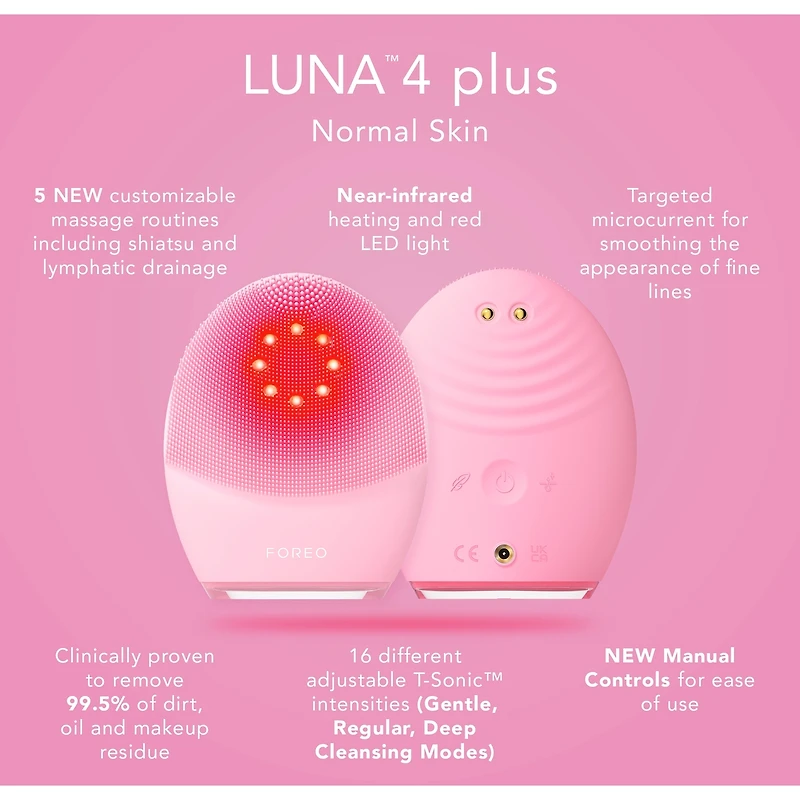 LUNA™ 4 Plus Traitement 4-IN-1 NIR Infrarouge et Micro-Courants pour les peaux Normales