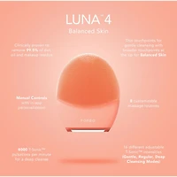 LUNA™ 4 Massage nettoyant et raffermissant du visage pour une peau équilibrée