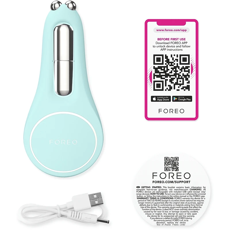 BEAR 2 eyes & lips Arctic Blue Microcurrent Line Smoothing Device
