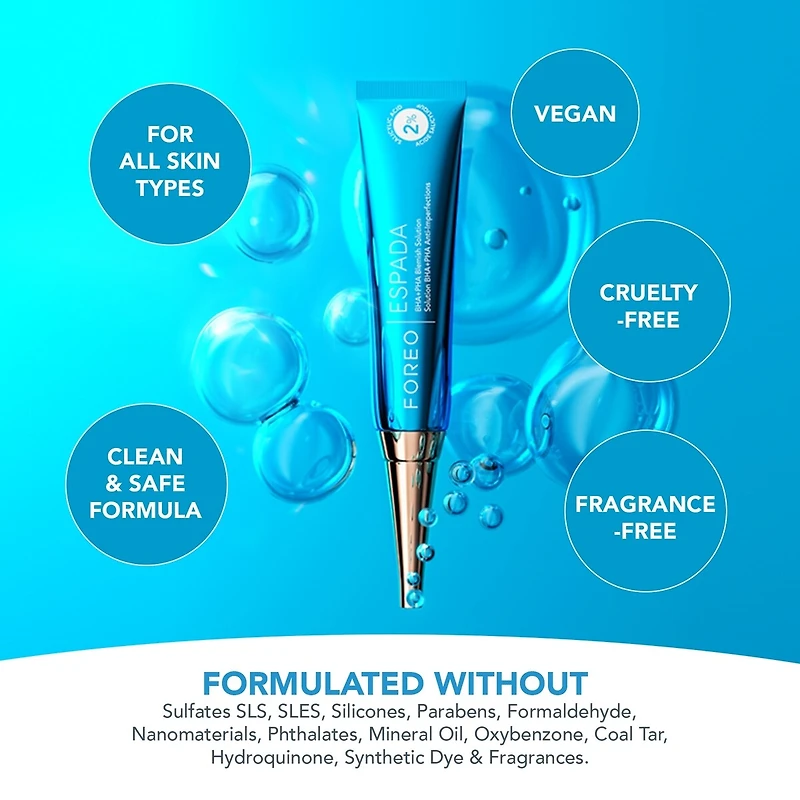 ESPADA 2 Cobalt Blue & ESPADA BHA+PHA Blemish Solution Bundle