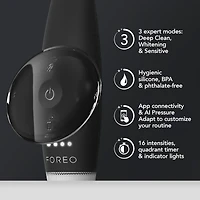 Brosse à dents sonique hybride intelligent ISSA™ 4 plus en noir