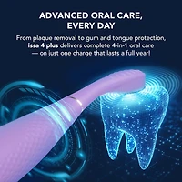 Brosse à dents sonique hybride intelligent ISSA™ 4 plus en lavande