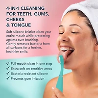 ISSA™ 4 smile en Summer Sky - Brosse à dents sonique hybride en silicone