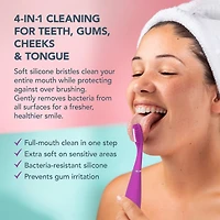 ISSA™ 4 smile en Enchanted Violet - Brosse à dents sonique hybride en silicone