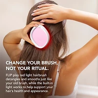 FLIP™ play Red LED Light Hairbrush Tickle Me Pink!