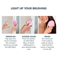 FLIP™ play Red LED Light Hairbrush Tickle Me Pink!