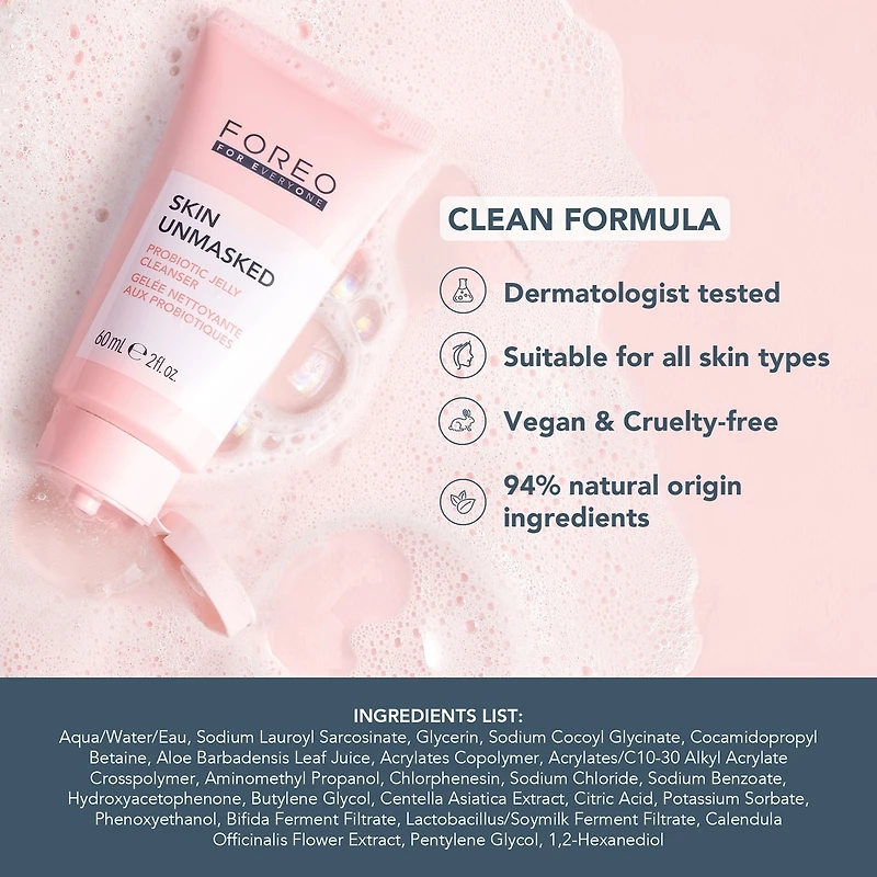 FOREO For EveryOne Skin Unmasked Gelée Nettoyante