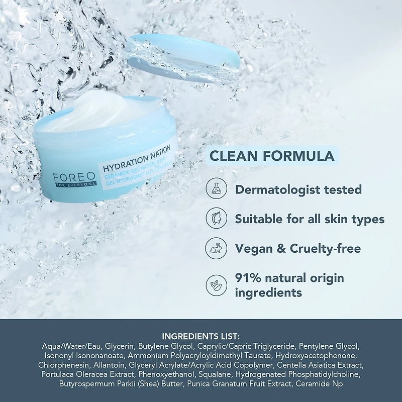 FOREO For EveryOne Hydration Nation Gel hydratant aux