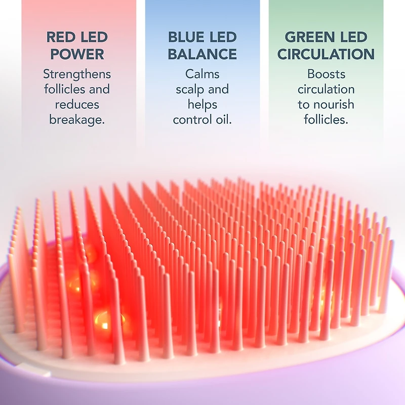 FLIP™ play advanced LED light hairbrush I Lilac You!