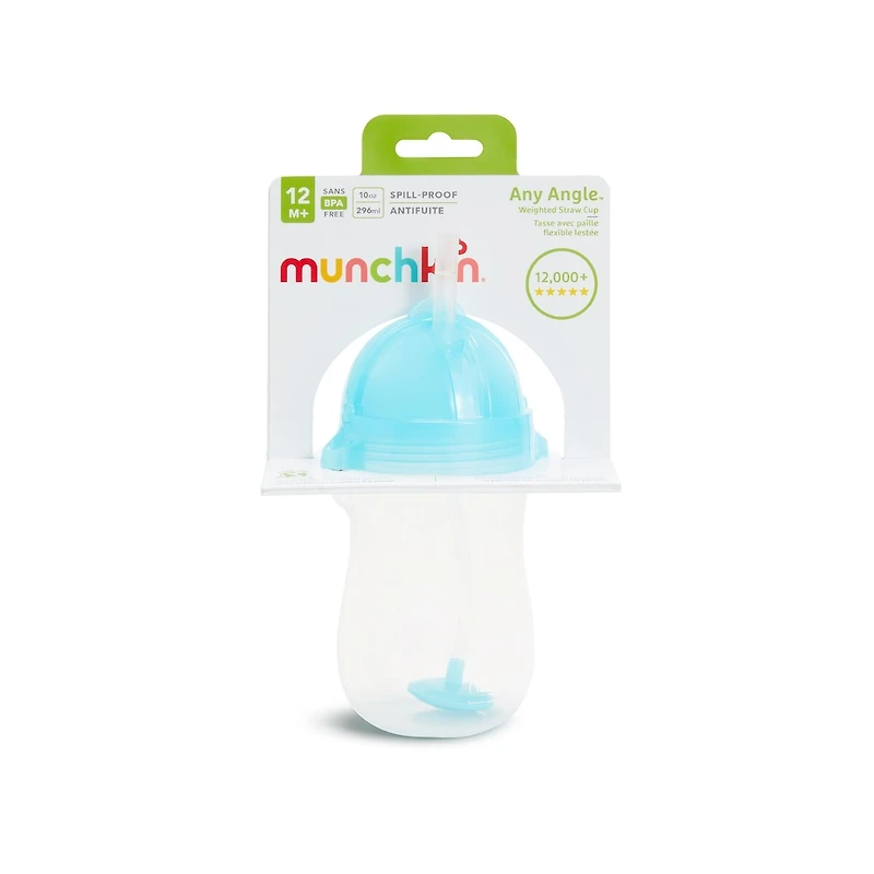 10oz Any Angle™ Weighted Straw Cup - 1pk (Blue)