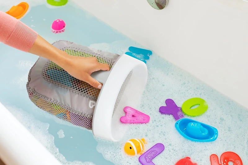 Super Scoop™ Poche de rangement pour jouets de bain, gris