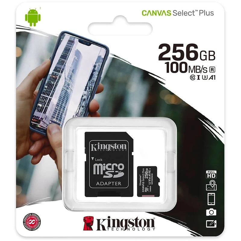 Canvas Select plus 256GO micro SDXC carte mémoire