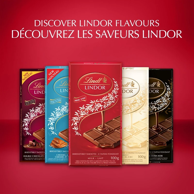 LINDOR Milk Chocolate Bar 100g
