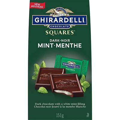 Dark Chocolate With A White Mint Filling