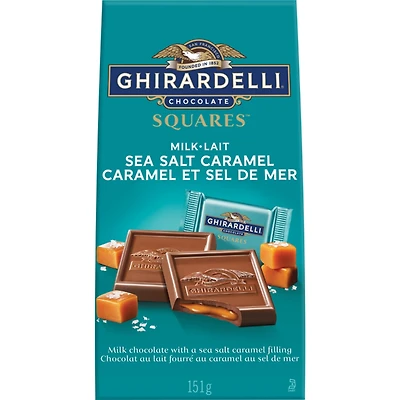 Squares Milk Chocolate With A Sea Salt Caramel Filling