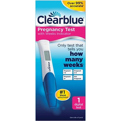 Pregnancy Test with Weeks Indicator, Value Pack, 1 Count