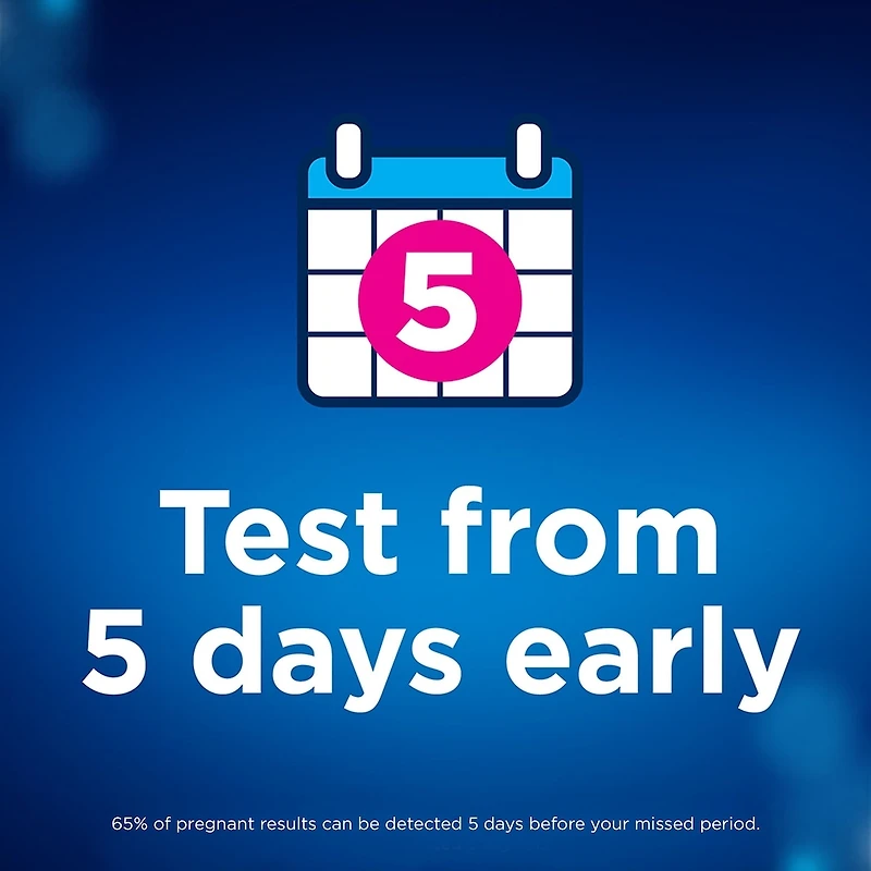 2 Tests de grossesse avec indicateur de semaines