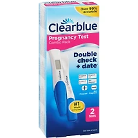 Pregnancy Test Double-Check and Date Combo Pack, Value Pack, 2ct