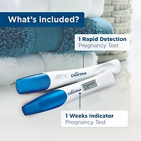 Ensemble Test de grossesse avec double vérification et date, 2 articles