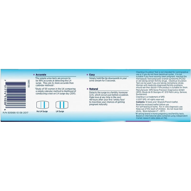 Easy Ovulation Predictor Kit, 10 Ovulation Tests