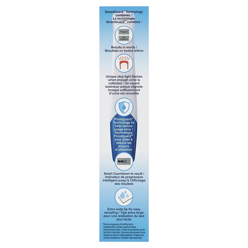 Digital Ultra Early Pregnancy Test Kit, Early Detection at Home Pregnancy Test, 1 Test