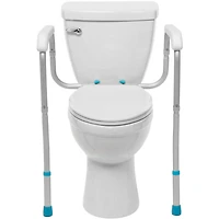 Adjustable Toilet Safety Rails, to Floor