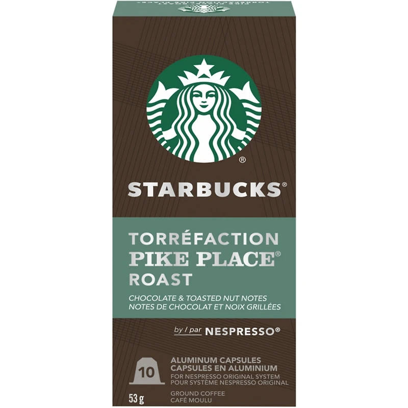 Sbux Nespresso Pike Place 53G