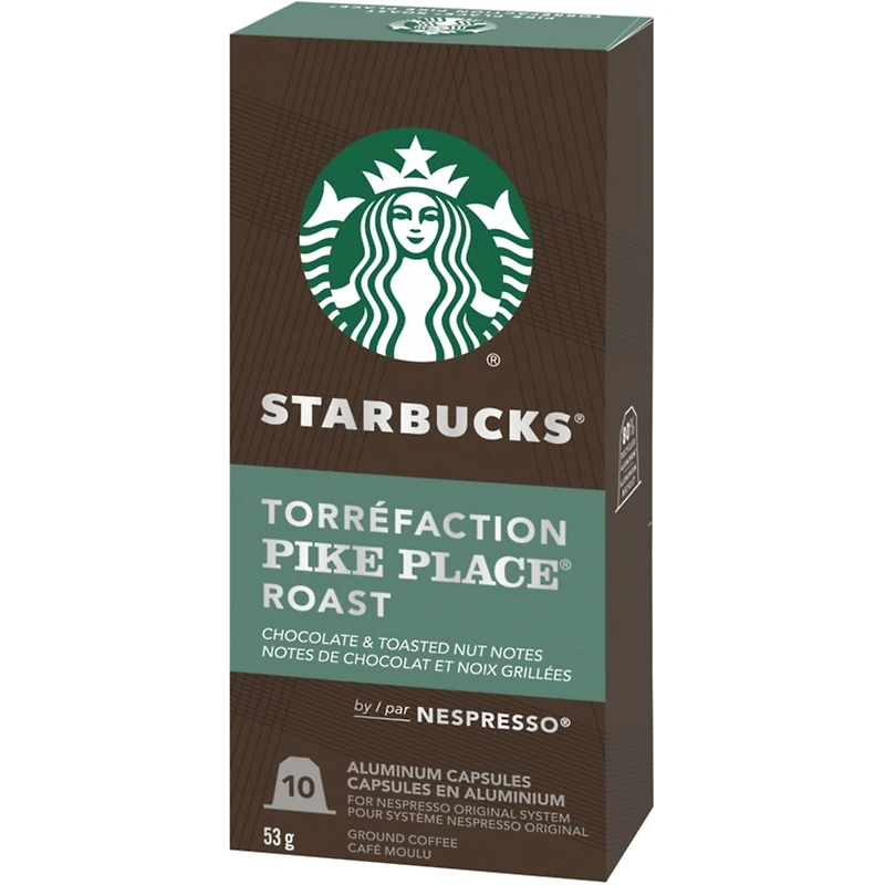 Sbux Nespresso Pike Place 53G