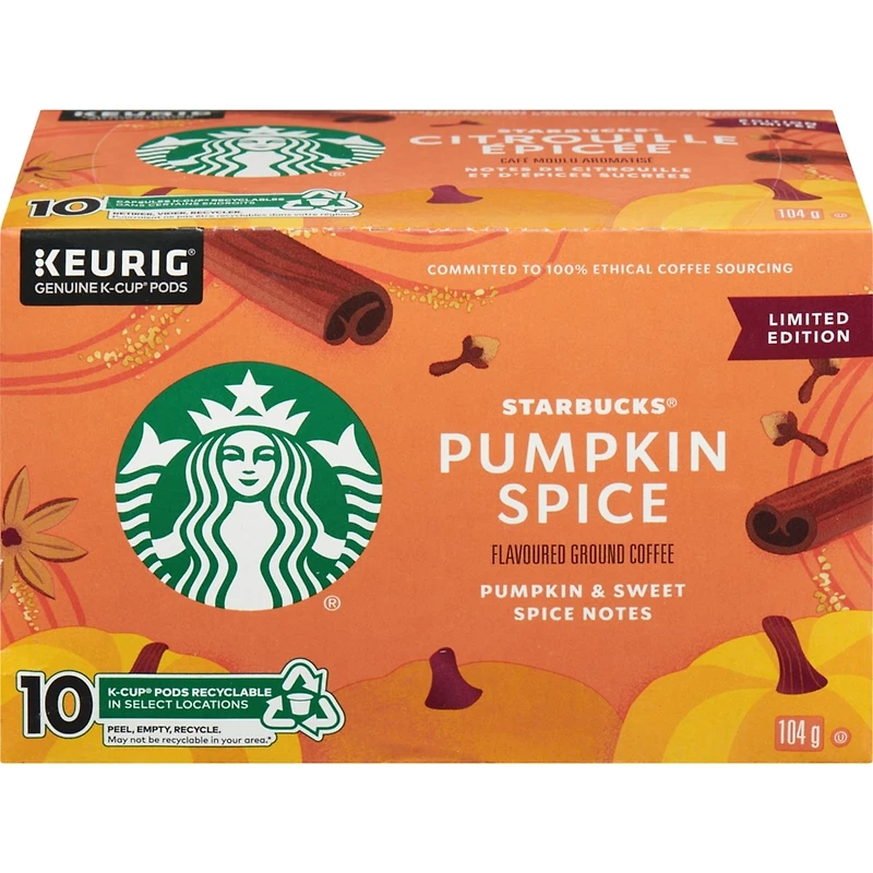 Café moulu aromatisé citrouille épicée édition limitée