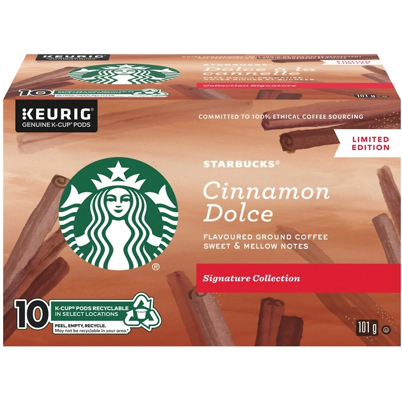 Café moulu aromatise dolce à la cannelle édition limitée