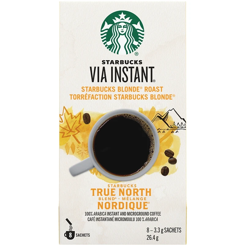Blonde Roast Coffee, 100% Arabica Instant & Microground