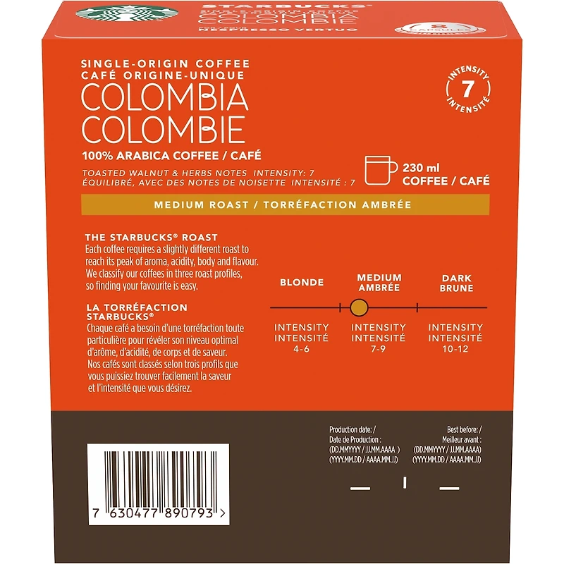 Single Origin Coffee Colombia For Nespresso Vertuo