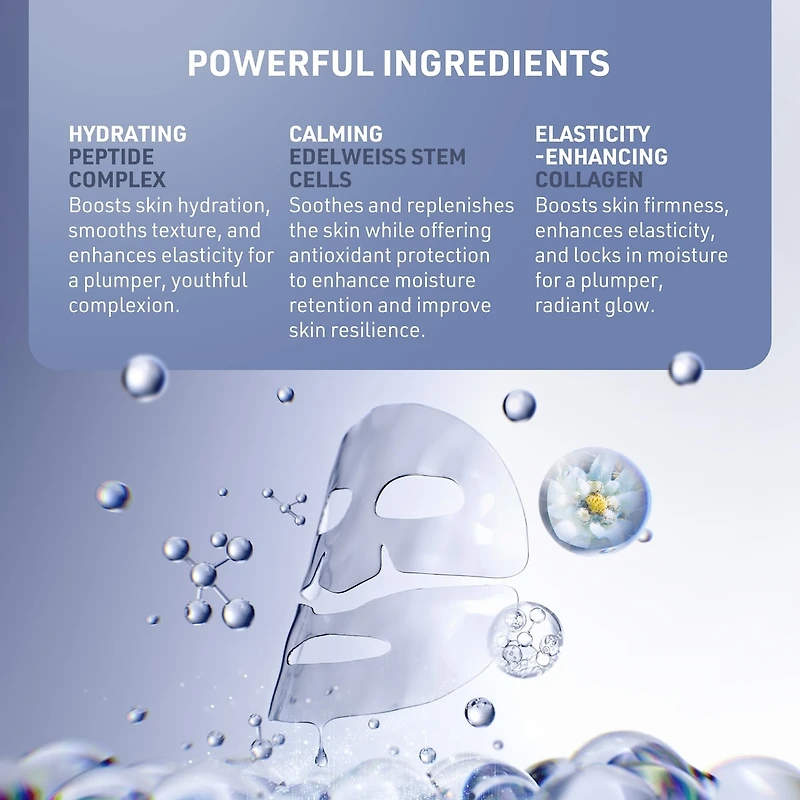 FAQ™ Hydrogel Face Masks for Glass Skin Pack de 5