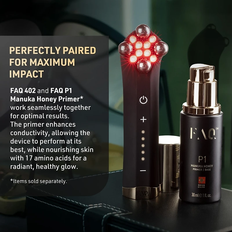FAQ™ 402 Appareil de Toning LED Rouge à Double Microcourant
