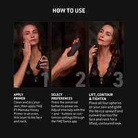 FAQ™ 402 Appareil de Toning LED Rouge à Double Microcourant