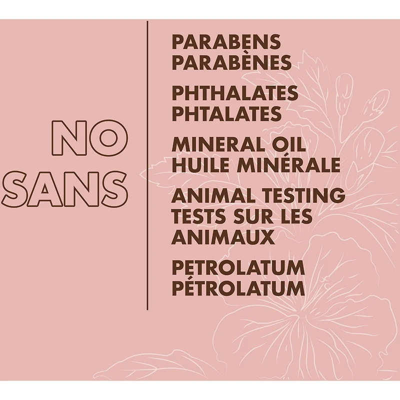 Gel pour Contours gel coiffant sans parabènes noix de coco et hibiscus + huile de lin avec huile de noix de coco, protéine de soie et huile de margousier