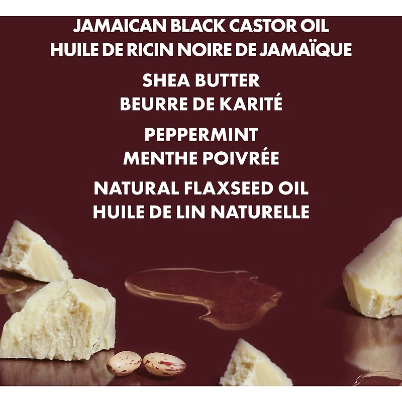 Gel Coiffant à Tenue Forte SheaMoisture  Huile de Ricin Noire de Jamaïque avec Huile de Lin