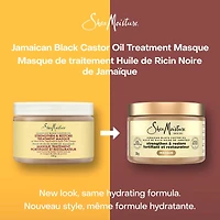 Strengthen & Restore Hair Treatment Masque for dry hair Jamaican Black Castor Oil deep conditioner with Shea Butter, Peppermint and Apple Cider Vinegar 326 g