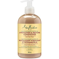 SheaMoisture Jamaican Black Castor Oil Strengthen & Restore conditioner For Damaged Hair with Shea Butter, Peppermint and Apple Cider Vinegar 384 ml