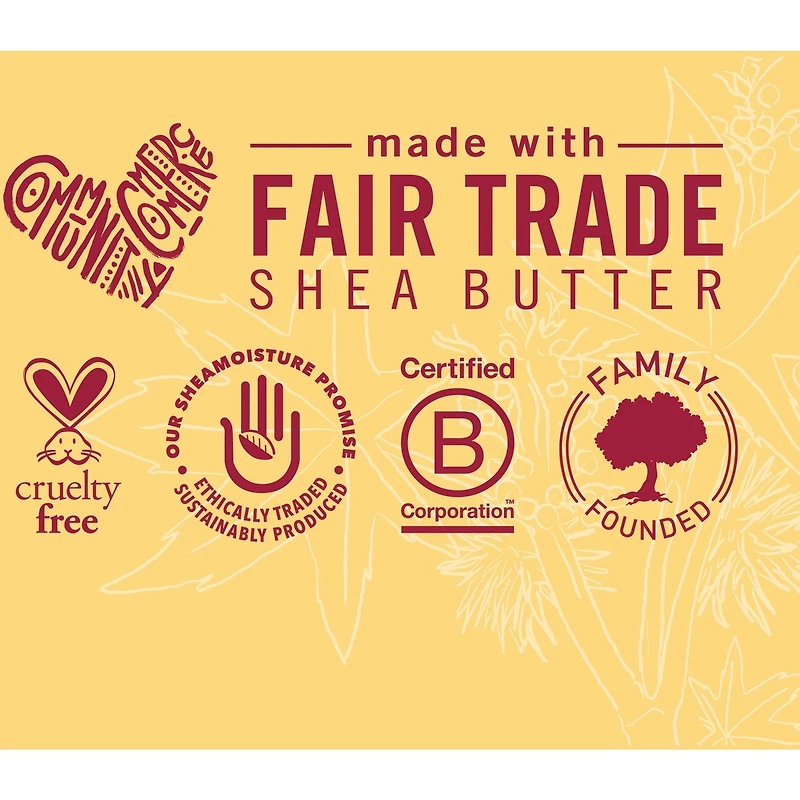 SheaMoisture Huile de Ricin Noire de Jamaïque Revitalisant Fortifiant et Restaurateur pour cheveux endommagés avec beurre de karité, menthe poivrée et vinaigre de cidre de pomme 384 ml