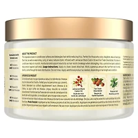 Renforcer et restaurer le revitalisant sans rincé pour les cheveux secs Huile de ricin noire jamaïcaine avec du beurre de karité, de la menthe poivrée et du vinaigre de cidre de pomme 340 ml