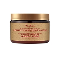 Hydratation intensive Cheveux Masque cheveux traitement pour les cheveux secs et abîmés Manuka Miel & Mafura Huile traitement de conditionnement profond avec extrait de figue 326 g