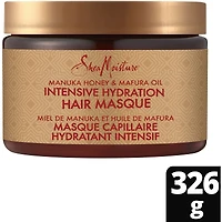 Hydratation intensive Cheveux Masque cheveux traitement pour les cheveux secs et abîmés Manuka Miel & Mafura Huile traitement de conditionnement profond avec extrait de figue 326 g