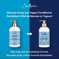 SheaMoisture Manuka Honey & Yogurt Hydrate & Repair Conditioner for Damaged Wavy & Curly hair with Mafura & Baobab Oils 384 ml
